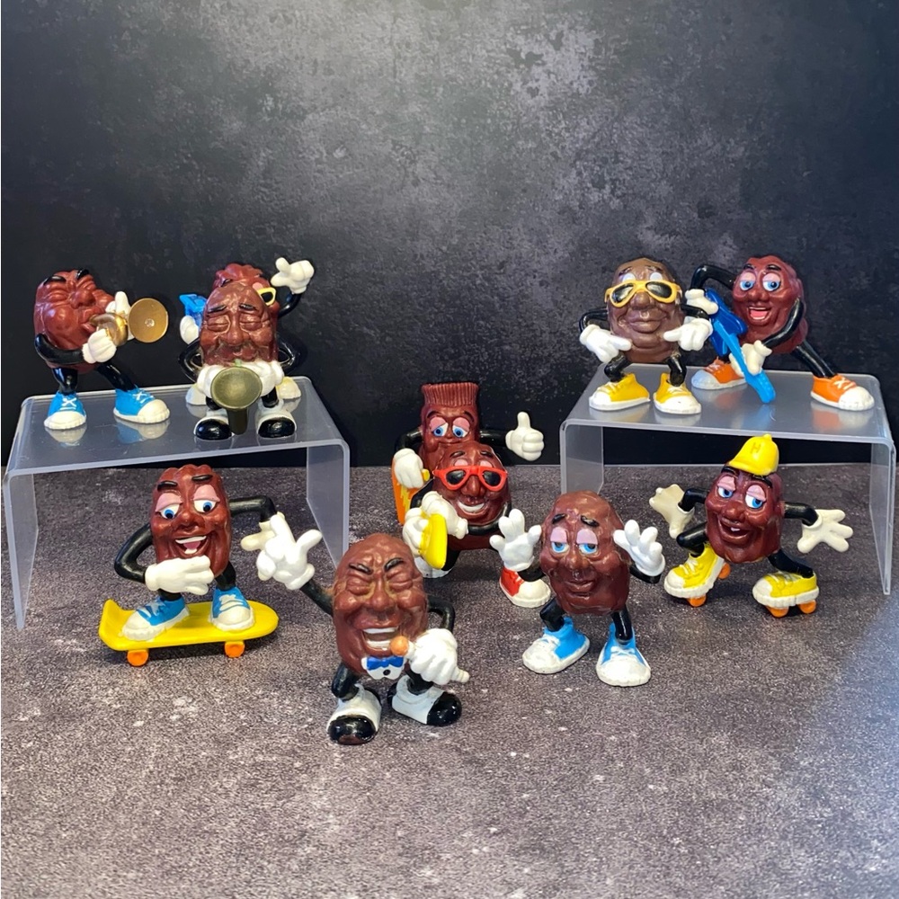 Vintage 80s The California Raisins Complete Series 1 & 2 + ‘Buster’ Lot of 11